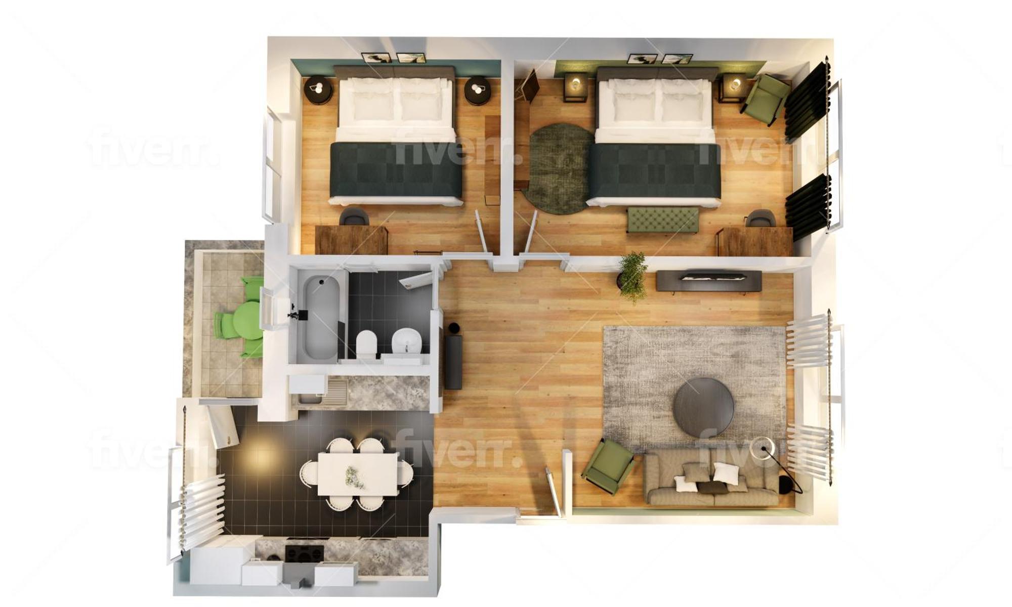 Olive Apartments - 2X Kingsize Betten - Sehr Zentral Leverkusen Zewnętrze zdjęcie